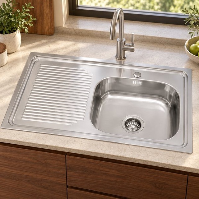 JOMOLA 800 x 500 mm stainless steel sink | OEM Manufacturer
