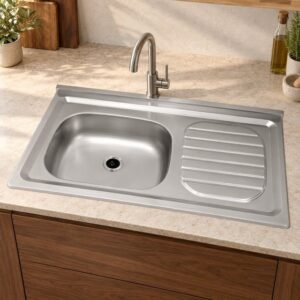 JOMOLA 600 x 450 mm stainless steel sink | Factory Direct