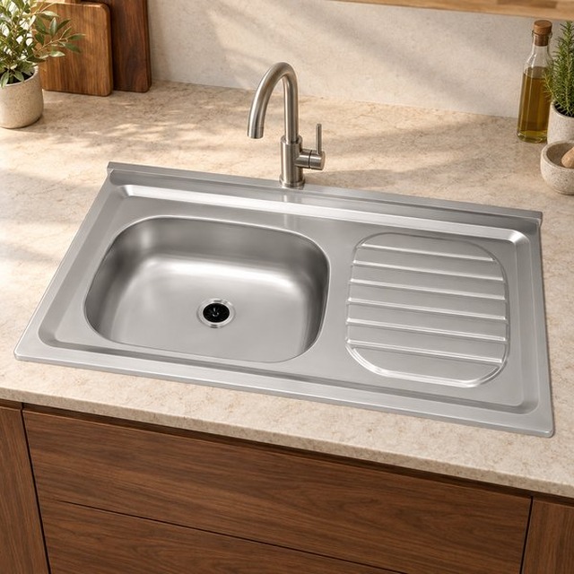 JOMOLA 600 x 450 mm stainless steel sink | Factory Direct