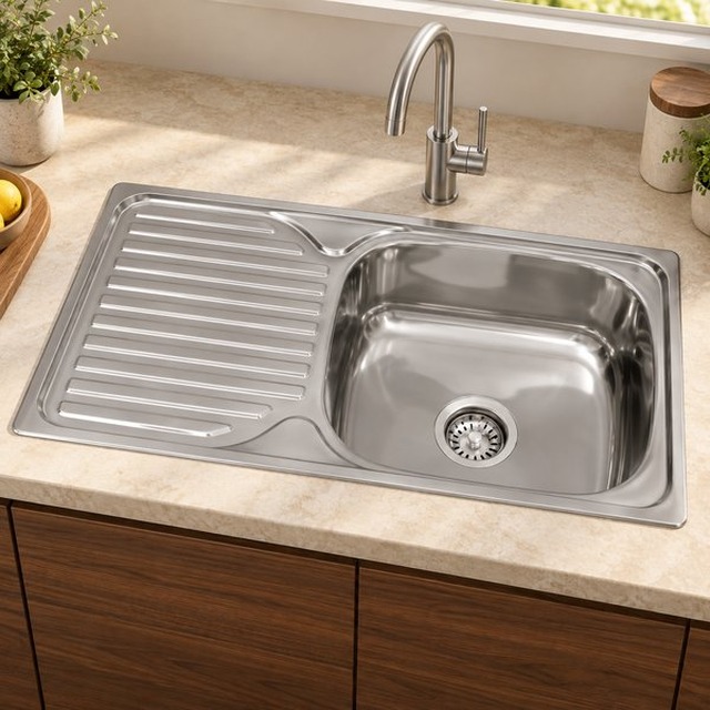 JOMOLA Punching Stainless Steel Sink 860x430mm Kitchen Sink