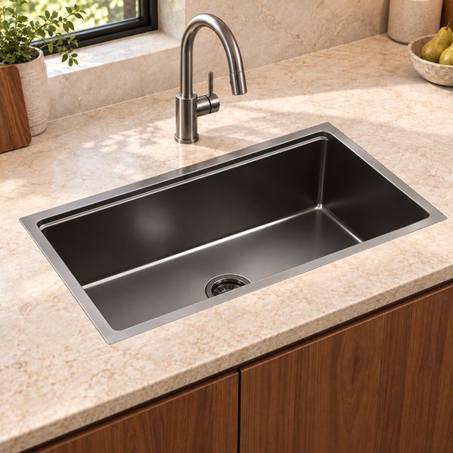 JOMOLA Punching Stainless Steel Sink Single Bowl Kitchen Sink