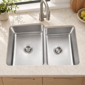 JOMOLA double bowl undermount stainless steel sink