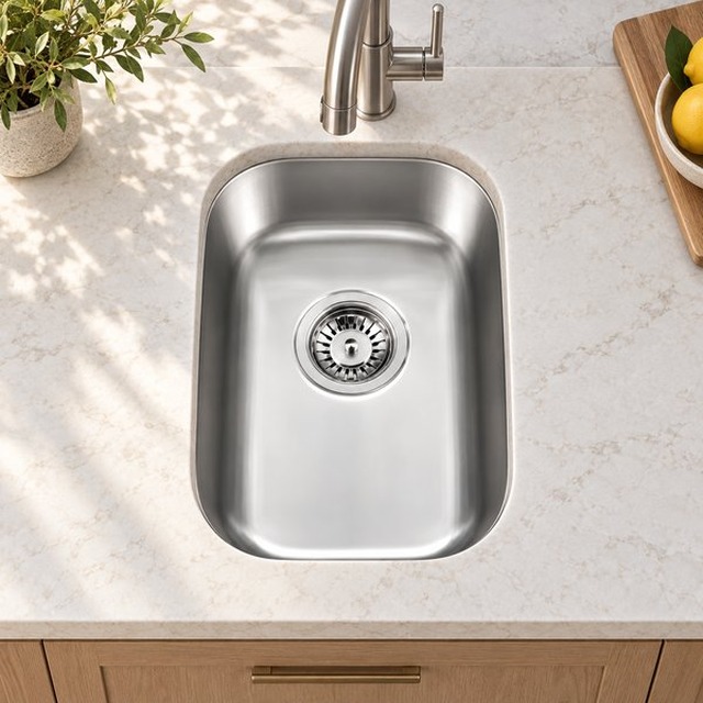 JOMOLA single bowl undermount stainless steel sink