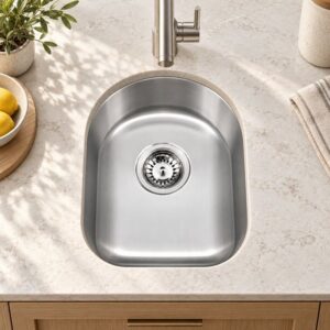 JOMOLA single bowl undermount stainless steel sink