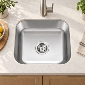 JOMOLA single bowl undermount stainless steel sink