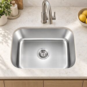 JOMOLA single bowl undermount stainless steel sink