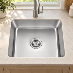 JOMOLA single bowl undermount stainless steel sink