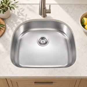 JOMOLA single bowl undermount stainless steel sink