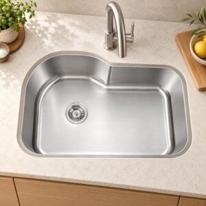 JOMOLA single bowl undermount stainless steel sink