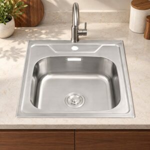 JOMOLA single bowl stainless steel sink | Factory Direct