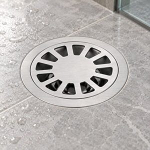 JOMOLA 100 x 100 mm stainless steel floor drain