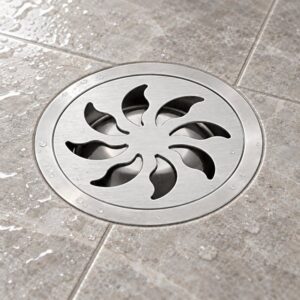 JOMOLA 120 x 120 mm stainless steel floor drain