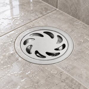 JOMOLA 100 x 100 mm stainless steel floor drain