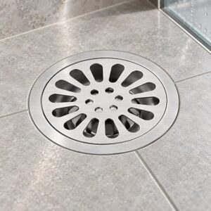 JOMOLA 120 x 120 mm stainless steel floor drain