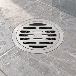 JOMOLA 120 x 120 mm stainless steel floor drain