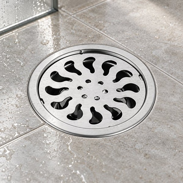 JOMOLA Stainless Steel Floor Drain 201 Satin Finish