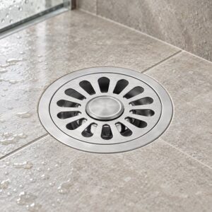 JOMOLA 120 x 120 mm stainless steel floor drain