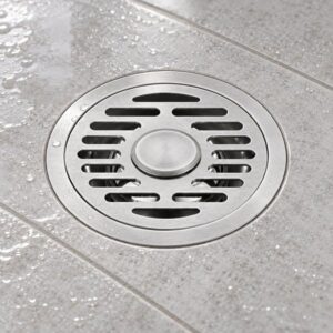 JOMOLA 120 x 120 mm stainless steel floor drain