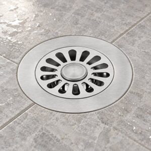 JOMOLA 150 x 150 mm stainless steel floor drain