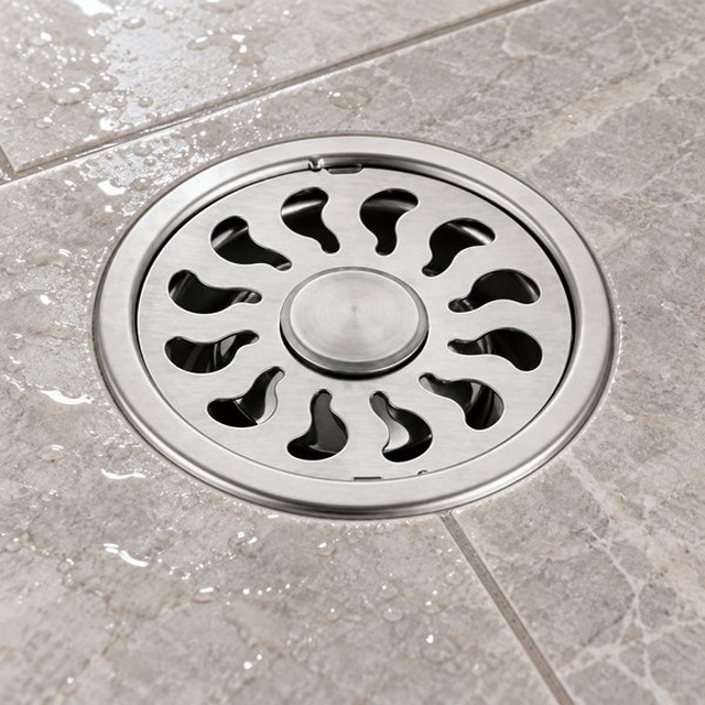 JOMOLA stainless steel satin floor drain | Factory Direct
