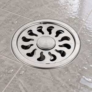 JOMOLA stainless steel satin floor drain