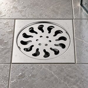 JOMOLA stainless steel satin floor drain | Factory Direct