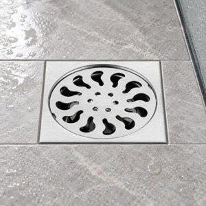 JOMOLA stainless steel satin floor drain