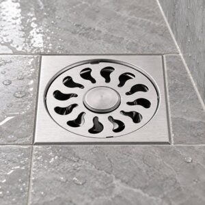 JOMOLA stainless steel satin floor drain