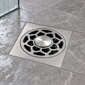 JOMOLA stainless steel brushed floor drain