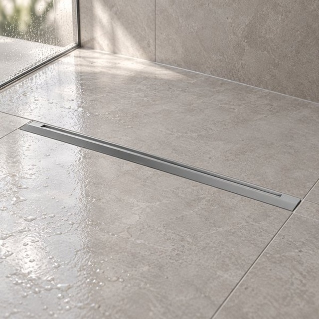 JOMOLA Stainless Steel Floor Drain 200-1000mm Satin Finish | SUS 304