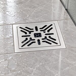 JOMOLA 150 x 150 mm stainless steel floor drain