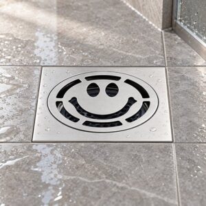 JOMOLA 150 x 150 mm stainless steel floor drain