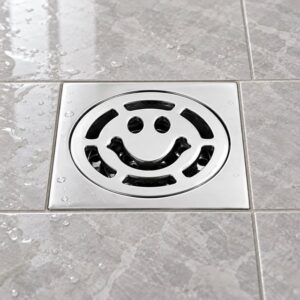 JOMOLA 100 x 100 mm stainless steel floor drain