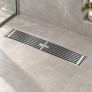 JOMOLA stainless steel satin floor drain