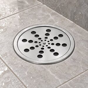 JOMOLA 94 x 94 mm stainless steel floor drain