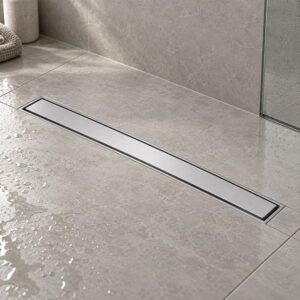 JOMOLA stainless steel satin floor drain