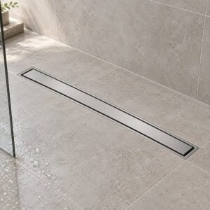 JOMOLA stainless steel satin floor drain