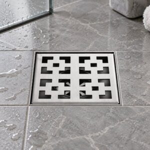 JOMOLA 150 x 150 mm stainless steel floor drain