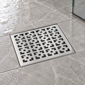 JOMOLA 300 x 300 mm stainless steel floor drain