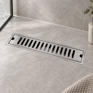 JOMOLA stainless steel satin floor drain