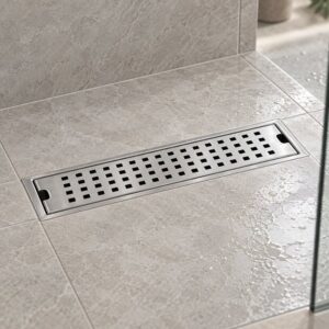 JOMOLA stainless steel satin floor drain