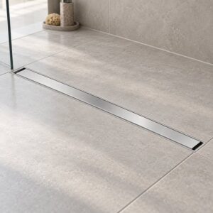 JOMOLA stainless steel satin floor drain