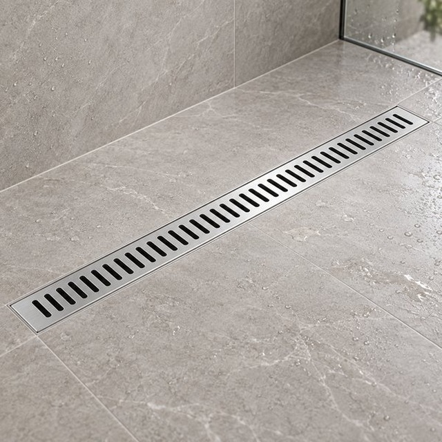 JOMOLA Linear Floor Drain SUS 304 Stainless Steel Satin Finish