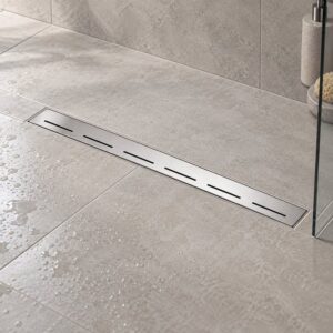 JOMOLA stainless steel satin floor drain