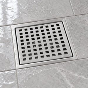 JOMOLA stainless steel satin floor drain | Factory Direct