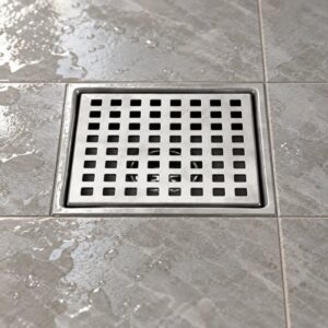 JOMOLA stainless steel satin floor drain