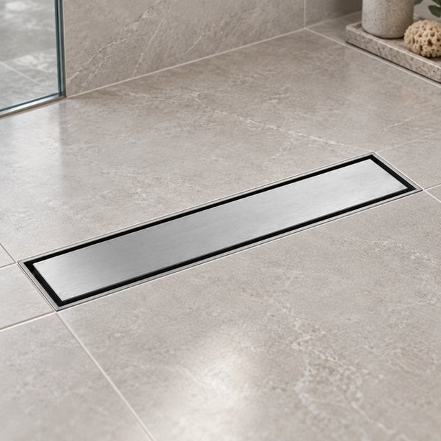 JOMOLA Stainless Steel Floor Drain 200-1000mm Satin Finish | SUS 304