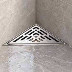 JOMOLA 200 x 200 mm stainless steel floor drain