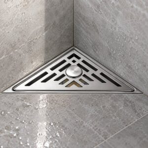 JOMOLA 200 x 200 mm stainless steel floor drain