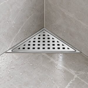JOMOLA 200 x 200 mm stainless steel floor drain